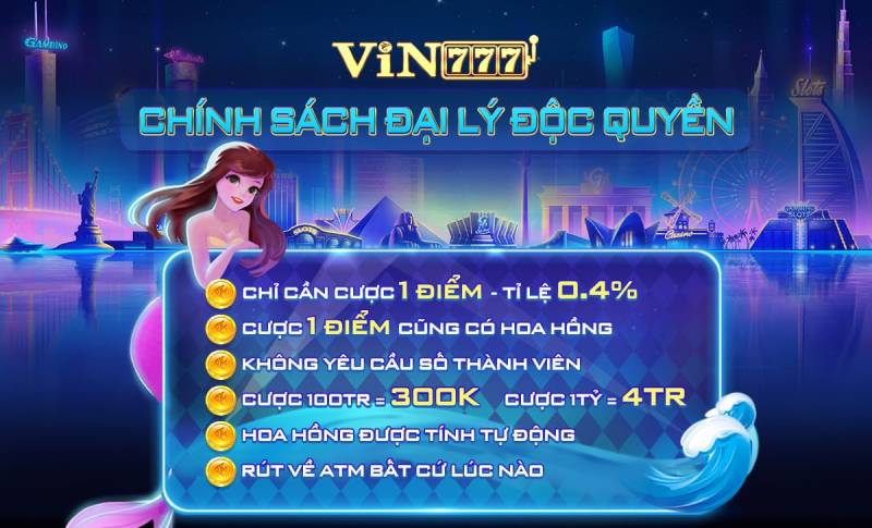 Cơ hội trở thành đại lý vin777 – kinh doanh không rủi ro