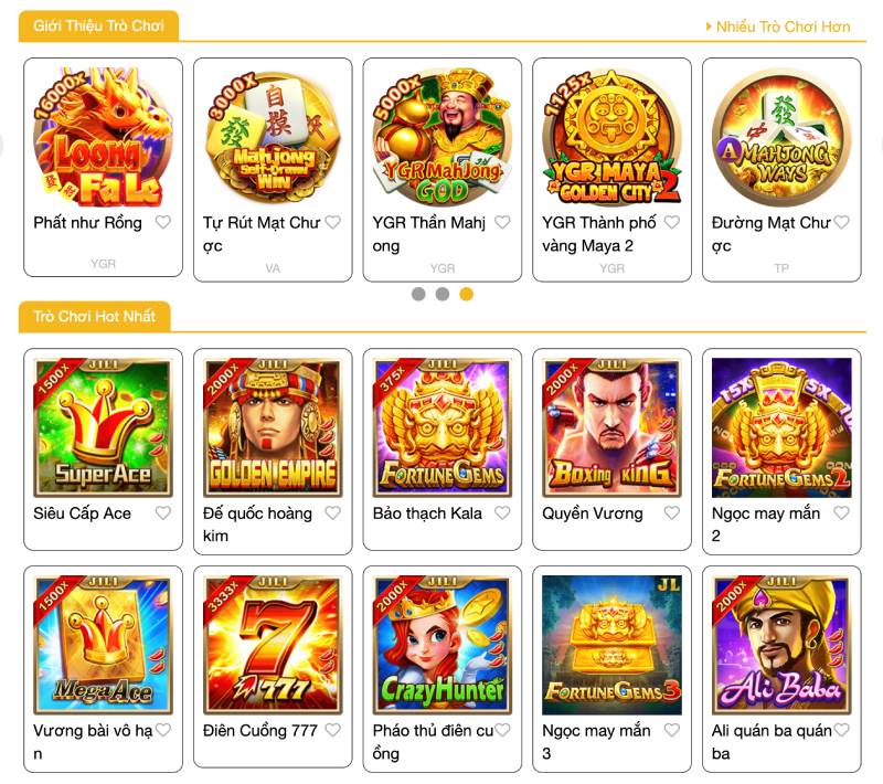 Game Slot – Giao diện mượt, phần thưởng lớn