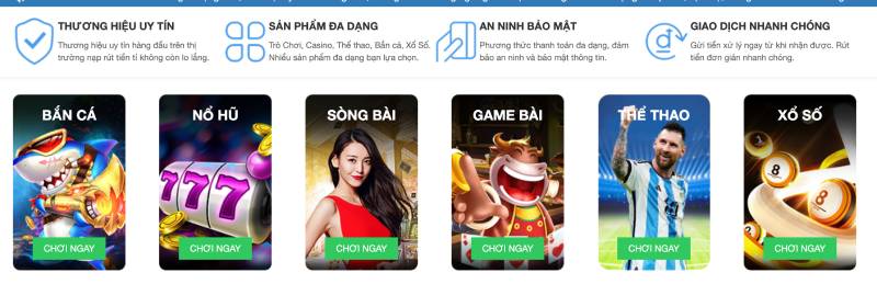 Sản phẩm giải trí đa dạng – Trải nghiệm cho mọi đam mê